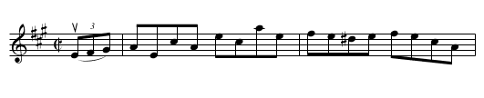 KANTSCHUKOFF -- REEL - staff notation