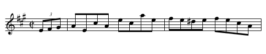 Kantschukoff Reel - staff notation