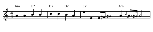 Kapuvari Verbunk - staff notation