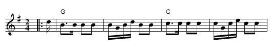 Kapylan Poikain Polkka Medley - staff notation
