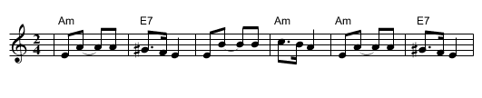 Karapyet - staff notation