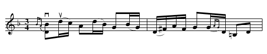 Kårbölspolskan - staff notation