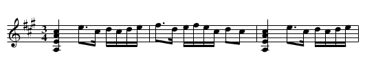 K&auml;ringtr&auml;tan - staff notation