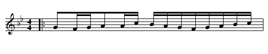 KAS A BARH 2 - staff notation