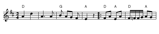 Kasatsjok - staff notation