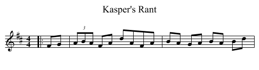 Kasper's Rant - staff notation