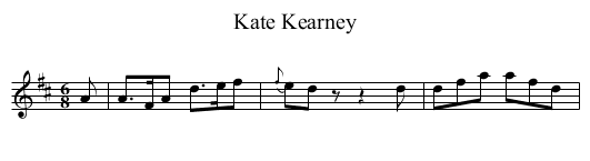 Kate Kearney - staff notation