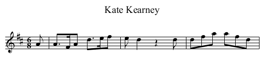 Kate Kearney - staff notation