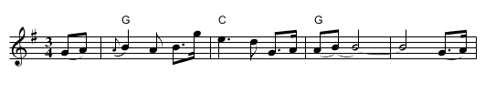 Kate Martin's Waltz - staff notation