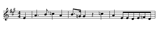 Katharinenlied (Band 1), S. 43 - staff notation