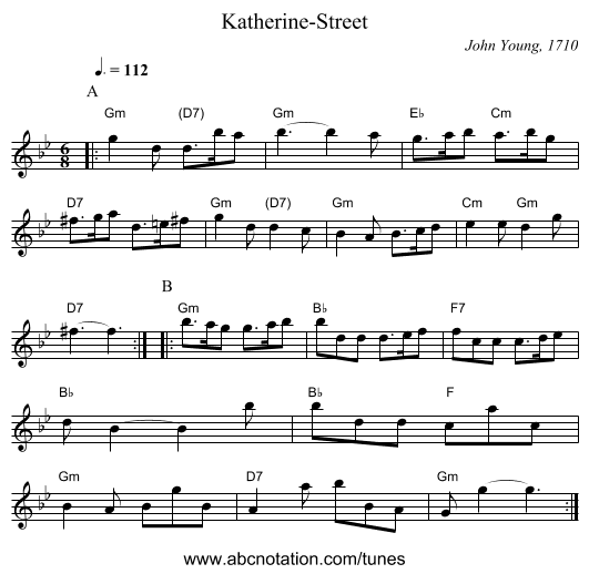Katherine-Street - staff notation