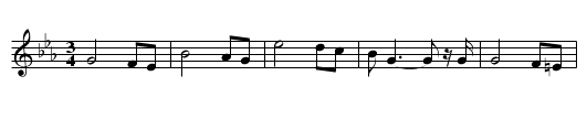 Kathleen Mavourneen - staff notation