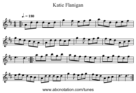 Katie Flanigan - staff notation