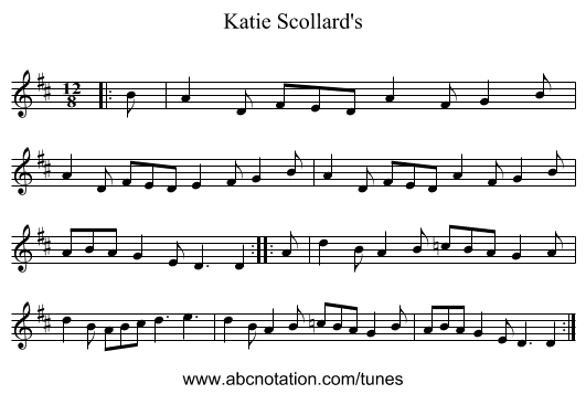 Katie Scollard's - staff notation