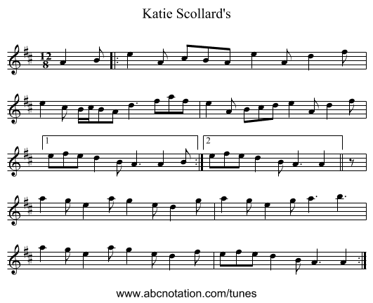 Katie Scollard's - staff notation
