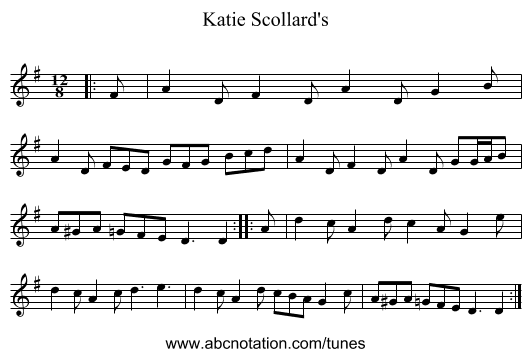 Katie Scollard's - staff notation
