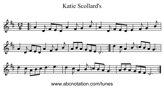 Katie Scollard's - staff notation