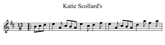 Katie Scollard's - staff notation