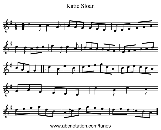Katie Sloan - staff notation