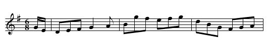 Katie's Fancy - staff notation