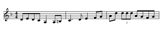 Katie's Reel - staff notation
