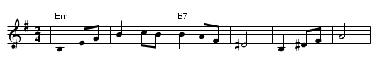 Katinka - staff notation