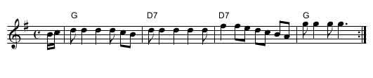 Katrilli Suoj&auml;rvelt&auml; - staff notation