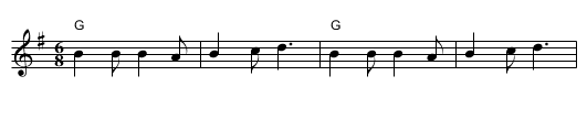 Kattenpolka - staff notation