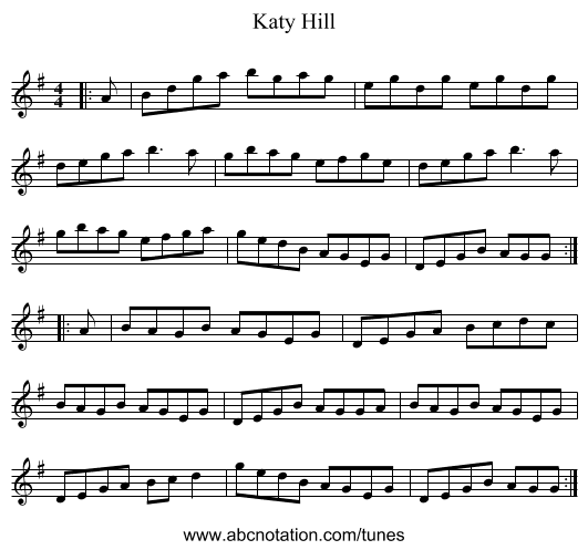 Katy Hill - staff notation