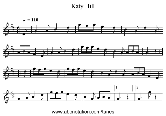 Katy Hill - staff notation