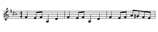 Kavadarsko Oro - staff notation