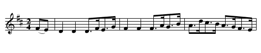 Kays Hornpipe. GHW.073 - staff notation