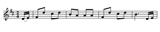 Keach I' the Creel, The - staff notation