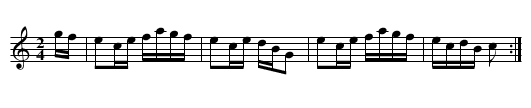Keel Row. JBAT8.058 - staff notation