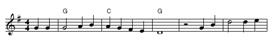 Keep on the Sunny Side - staff notation