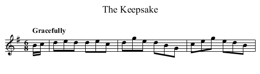 Keepsake, The - staff notation