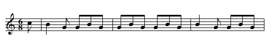 Keeth's Reel - staff notation