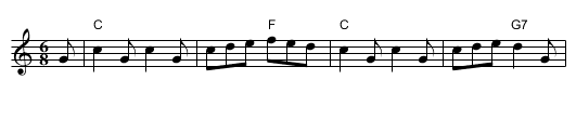 Kegelaar - staff notation