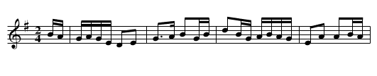 Kelly's Goat - staff notation