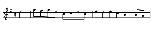 Kelly's Hornpipe - staff notation