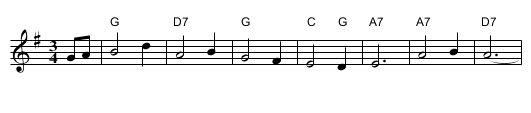 Kelvin Grove #1 - staff notation