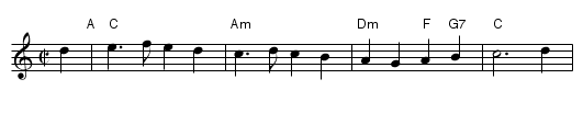 Kemp's Augmented Jig - staff notation