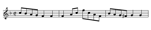 Kendal Reel. - staff notation