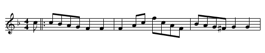 Kendal Reel,The - staff notation