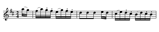 Kenderbeck's - staff notation