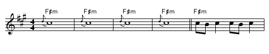 Kendime - staff notation