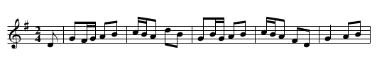 Kenmare - staff notation