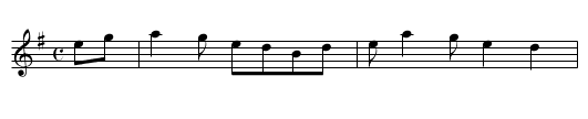 Kennedy's, Michael - staff notation