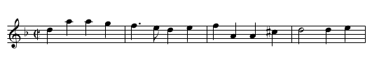 Kensington Court - staff notation