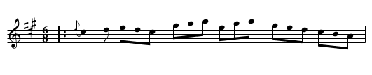 Keppels Delight - staff notation